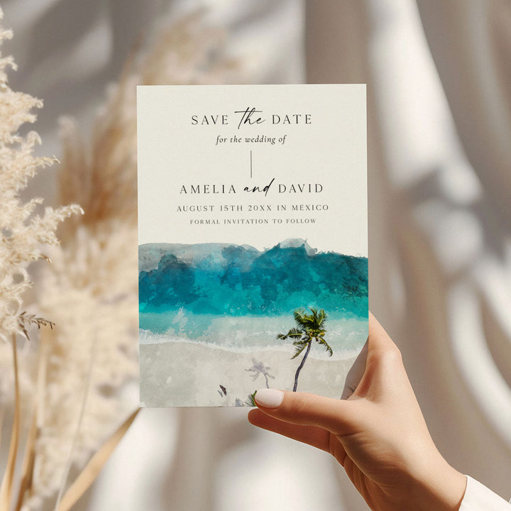 Mexico Destination Save The Date