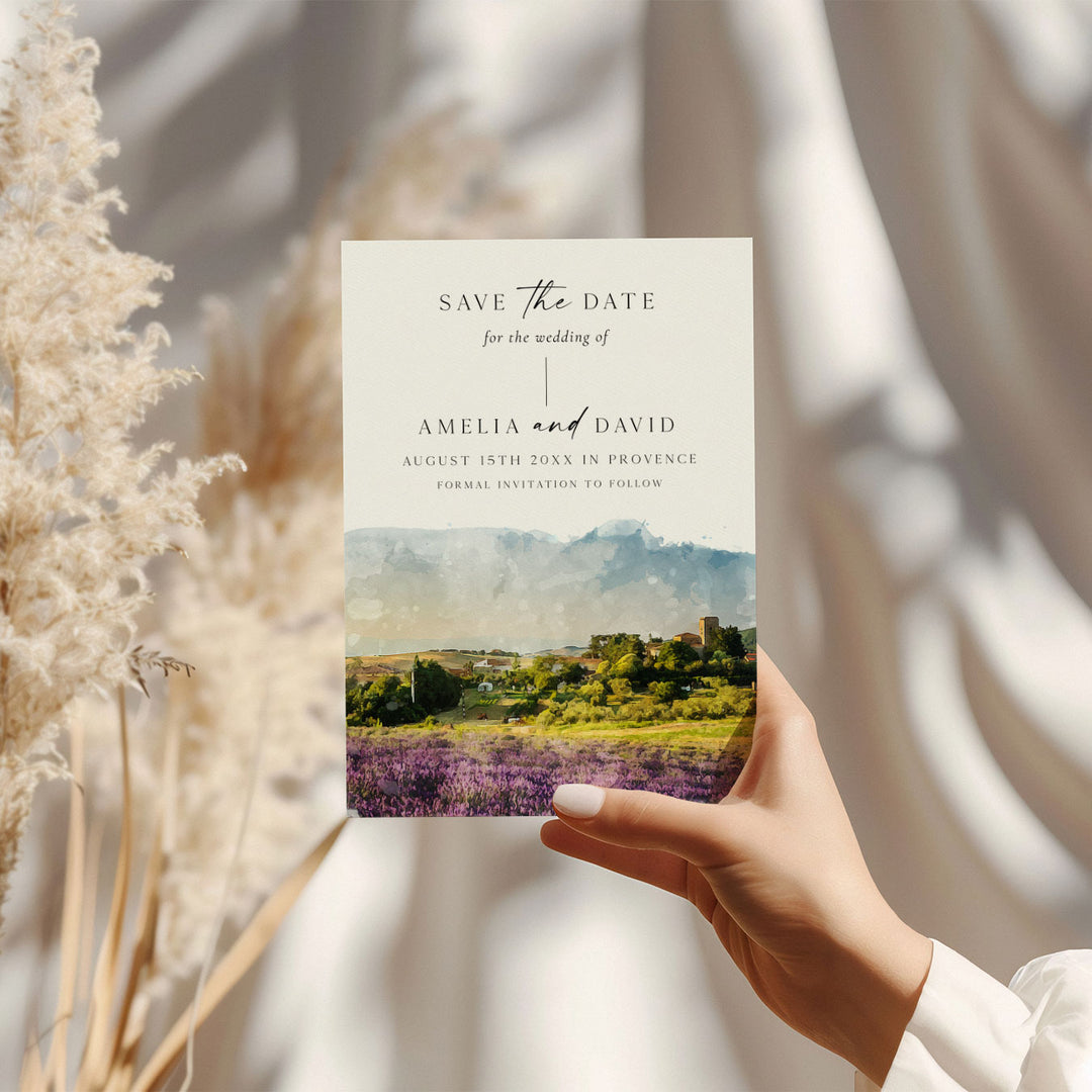 Provence Destination Save The Date