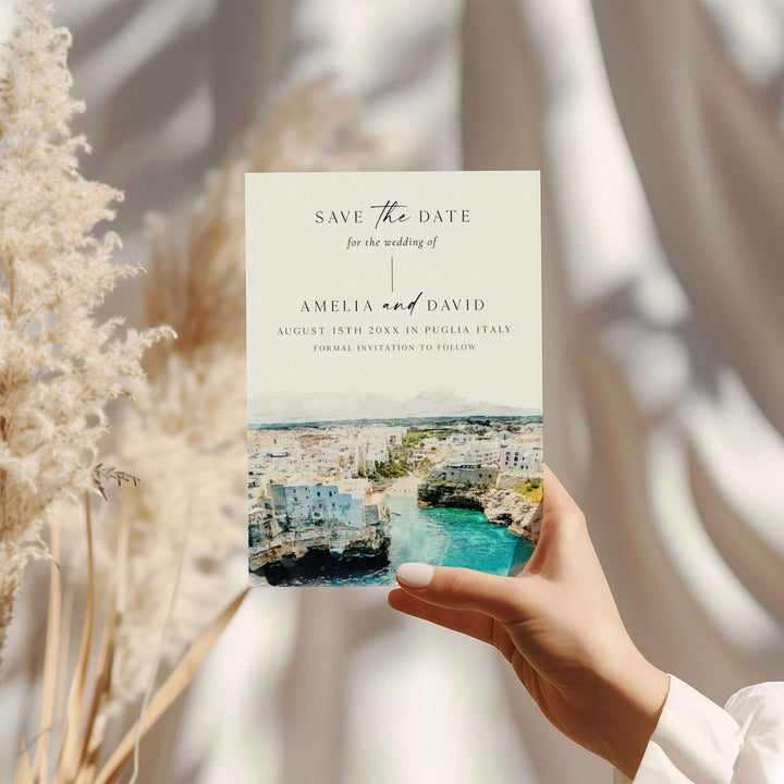 Puglia Destination Save The Date