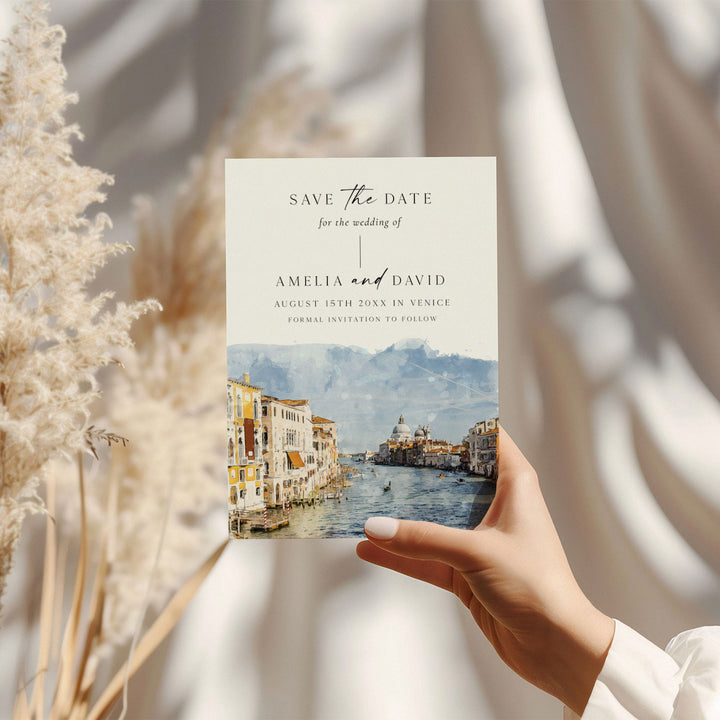 Venice Destination Save The Date