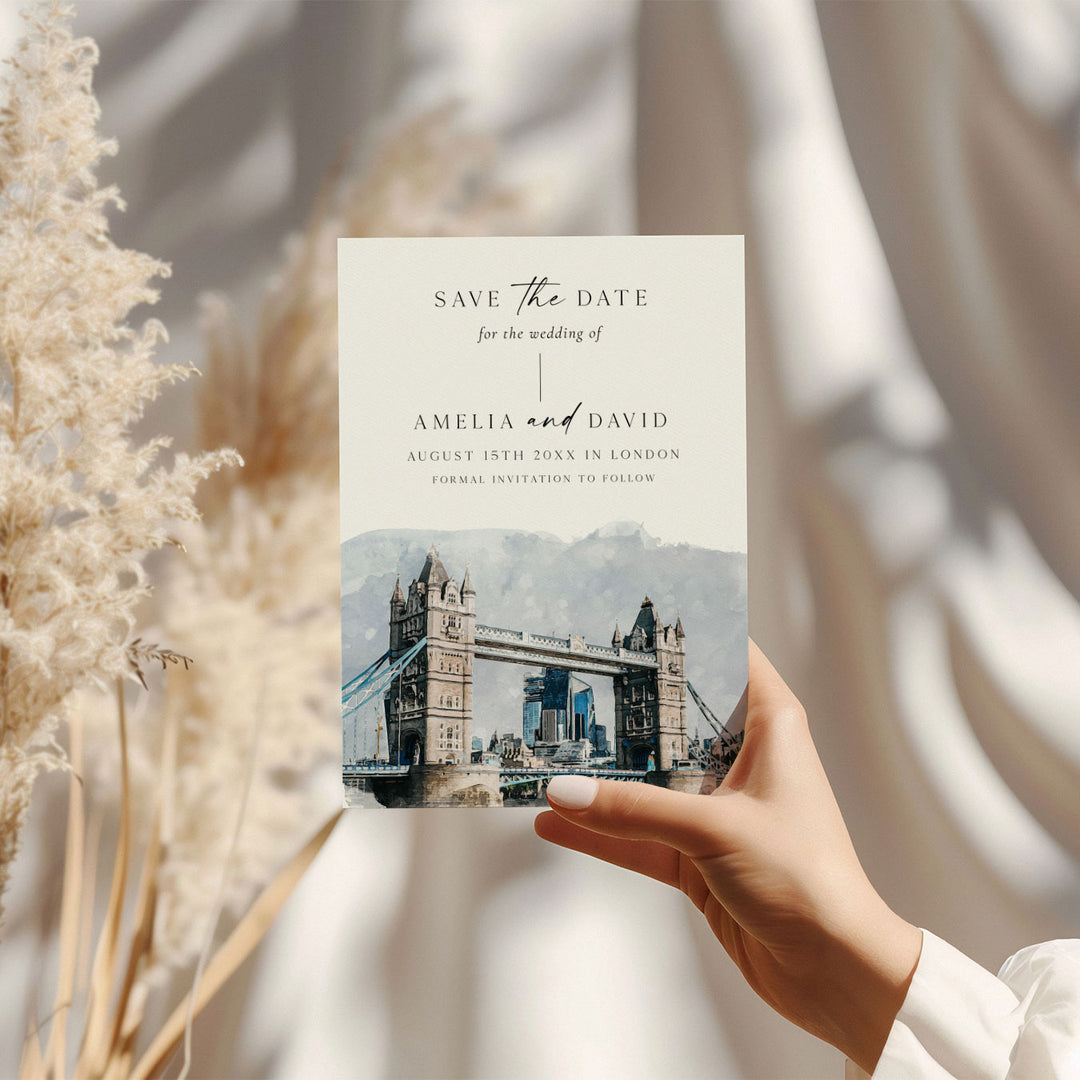 London Destination Save The Date