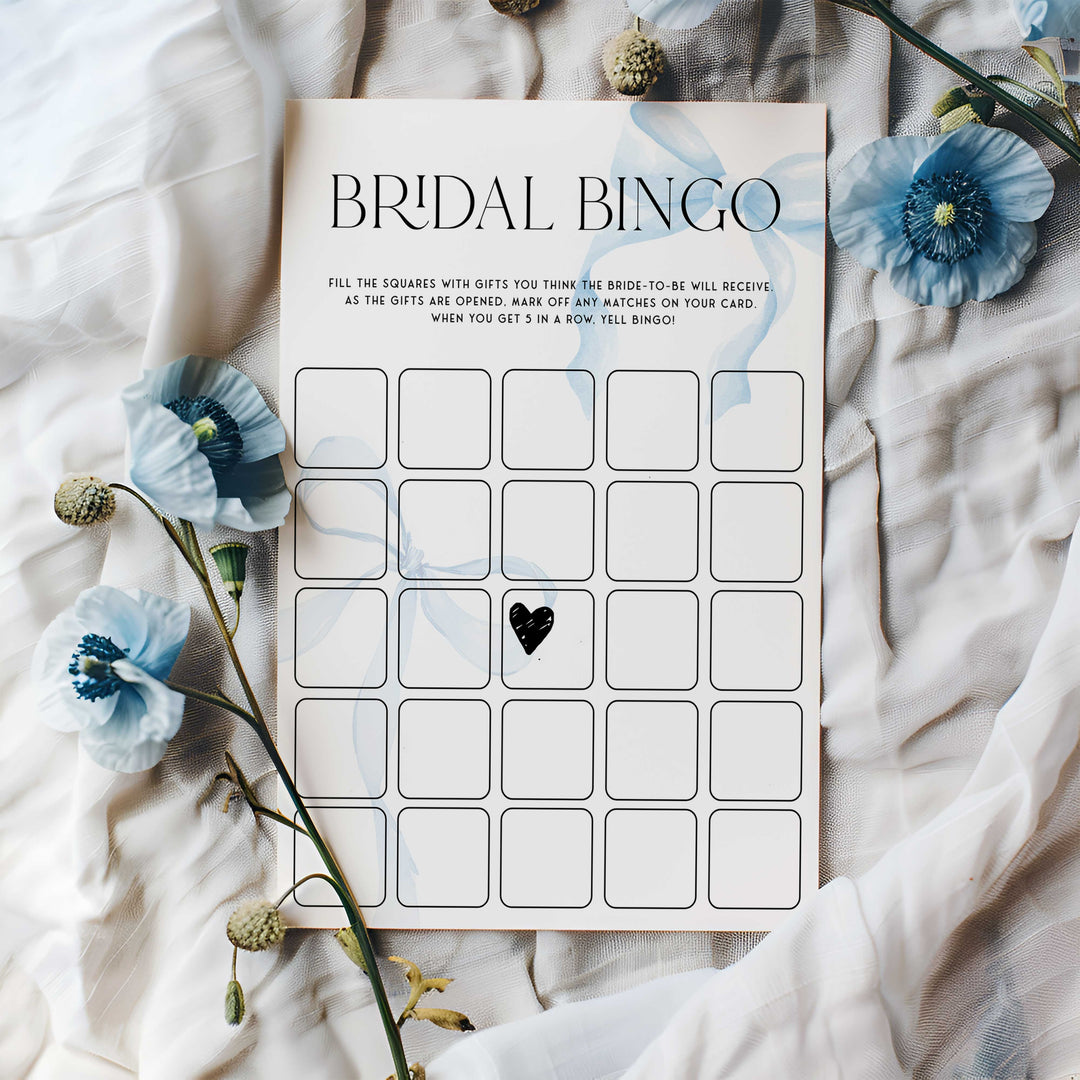 100 Editable Something Blue Bridal Games