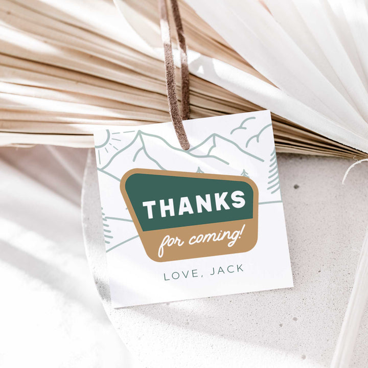One Happy Camper Gift Tags