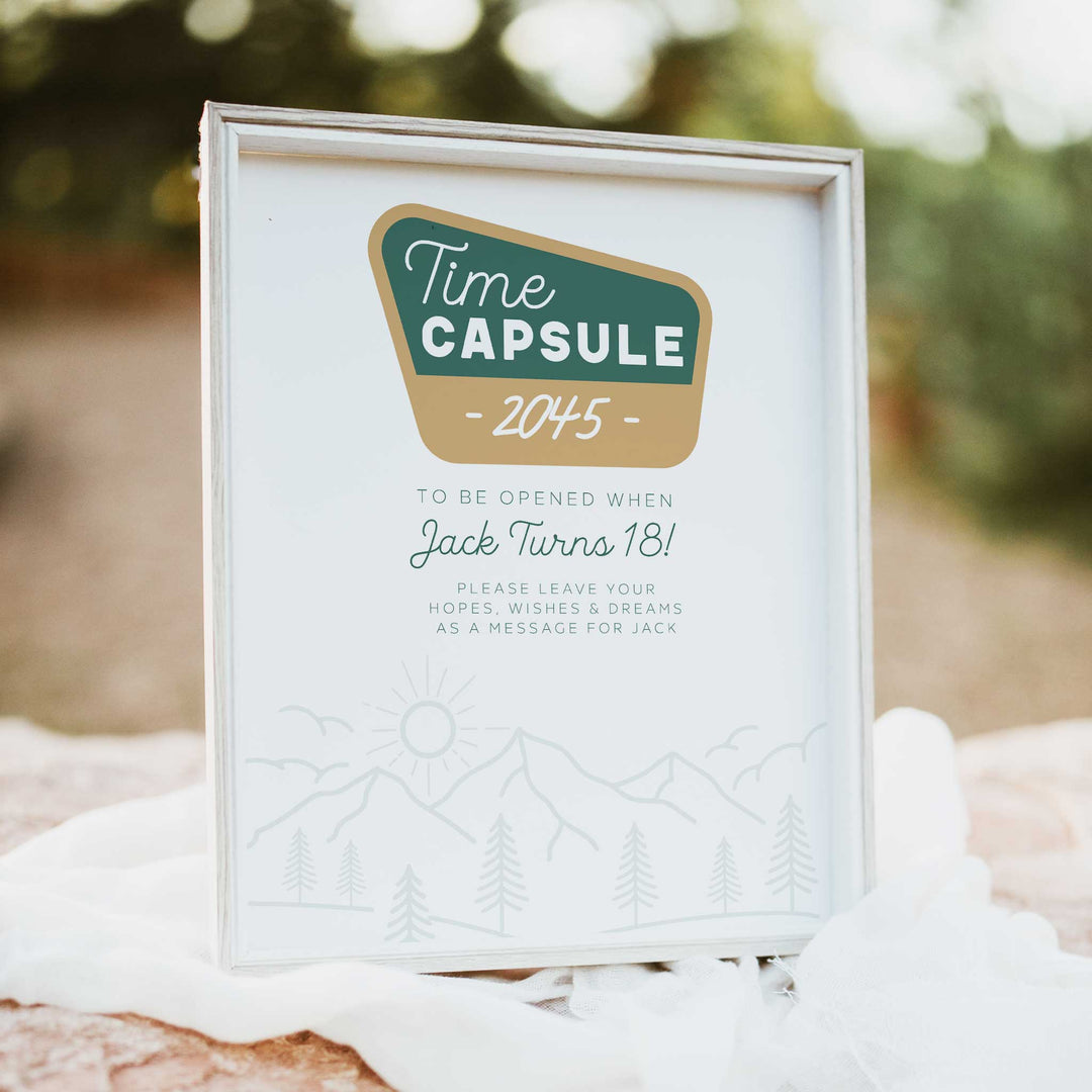 One Happy Camper Time Capsule