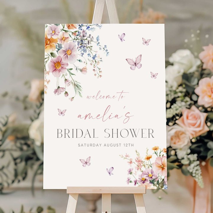 Love In Bloom Welcome Sign