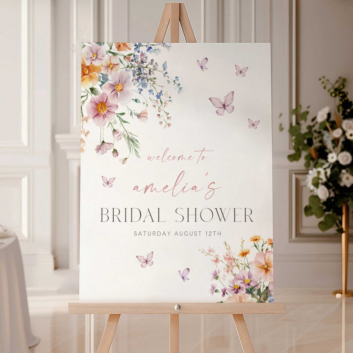 Love In Bloom Welcome Sign