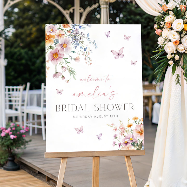 Love In Bloom Welcome Sign