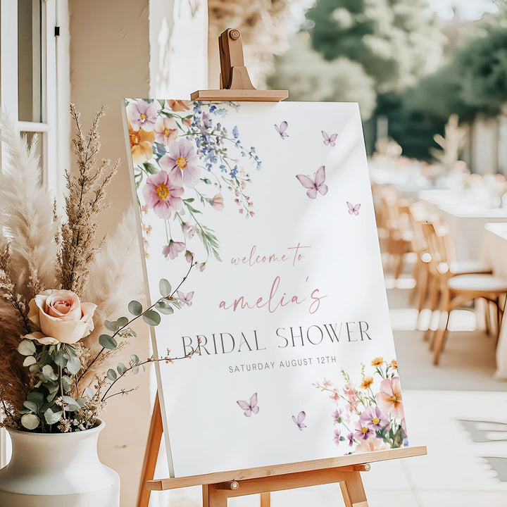 Love In Bloom Welcome Sign