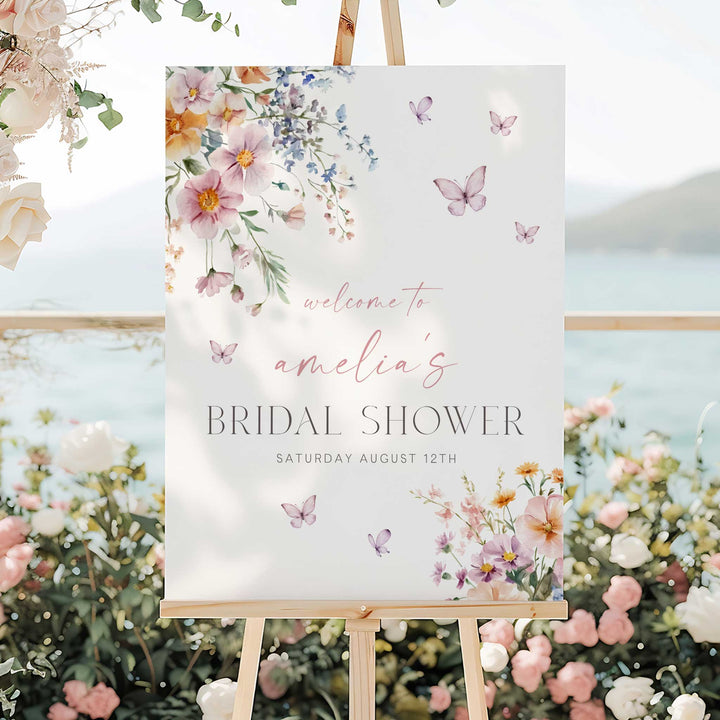 Love In Bloom Welcome Sign