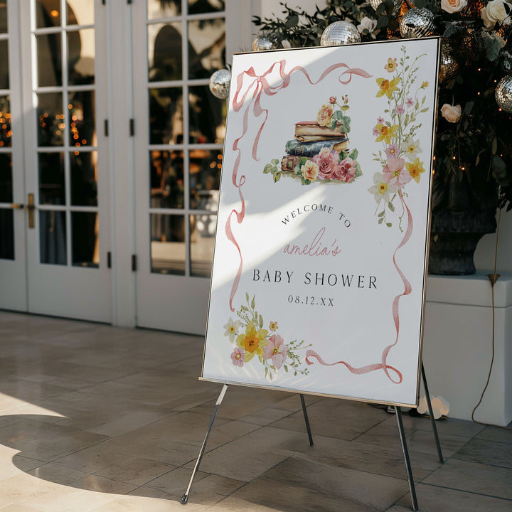 Pink Ribbon New Chapter Welcome Sign