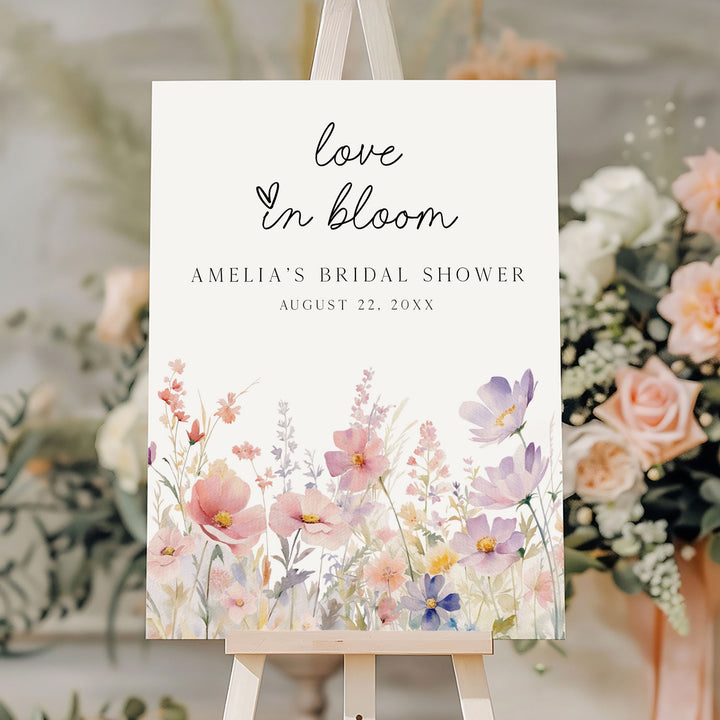 Meadow Love In Bloom Welcome Sign