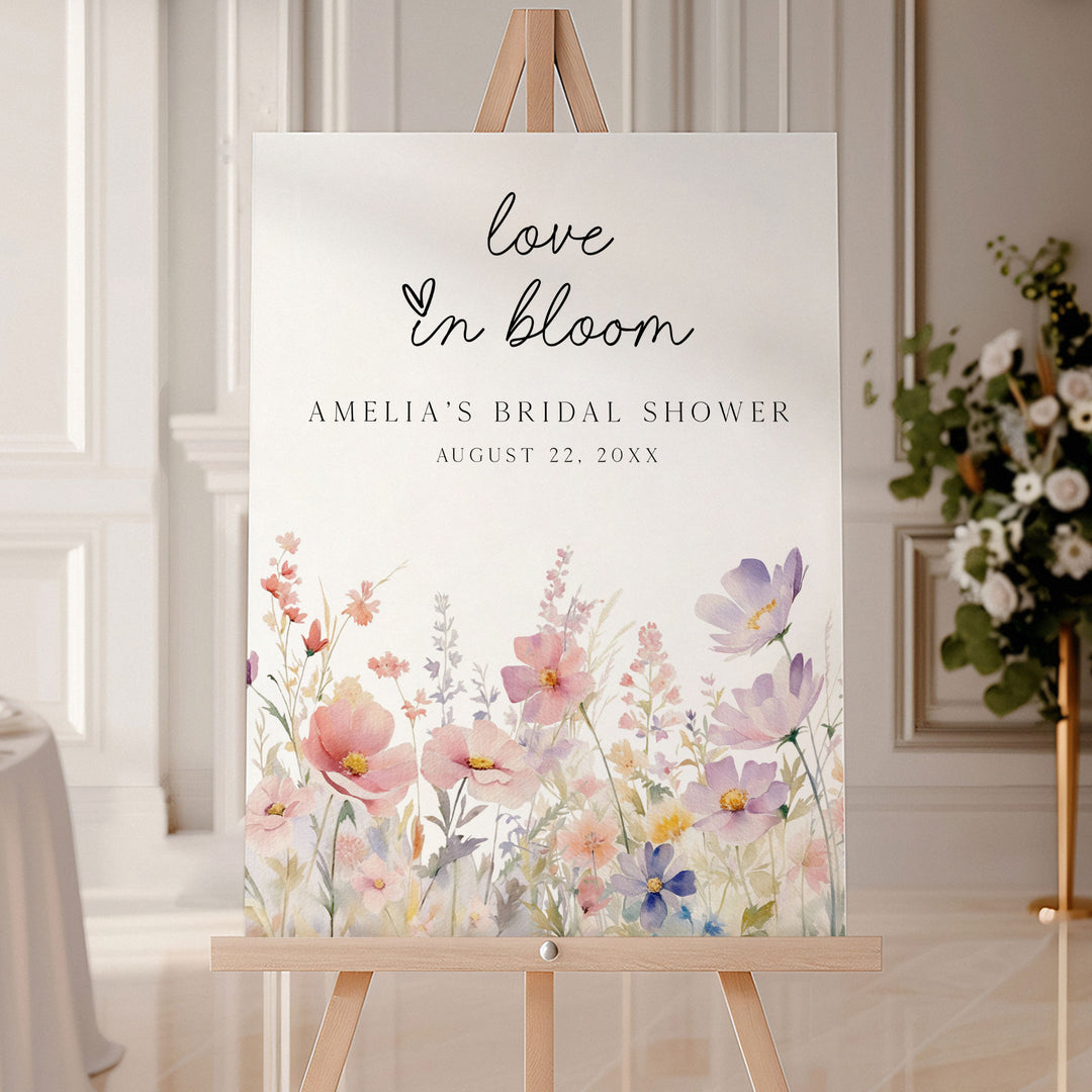 Meadow Love In Bloom Welcome Sign