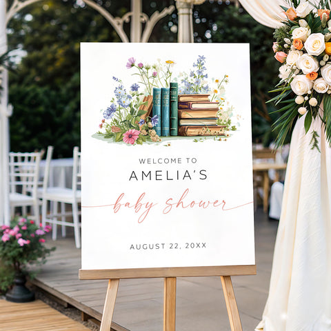 Watercolour New Chapter Welcome Sign