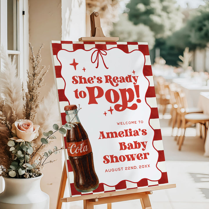 Ready To Pop Welcome Sign