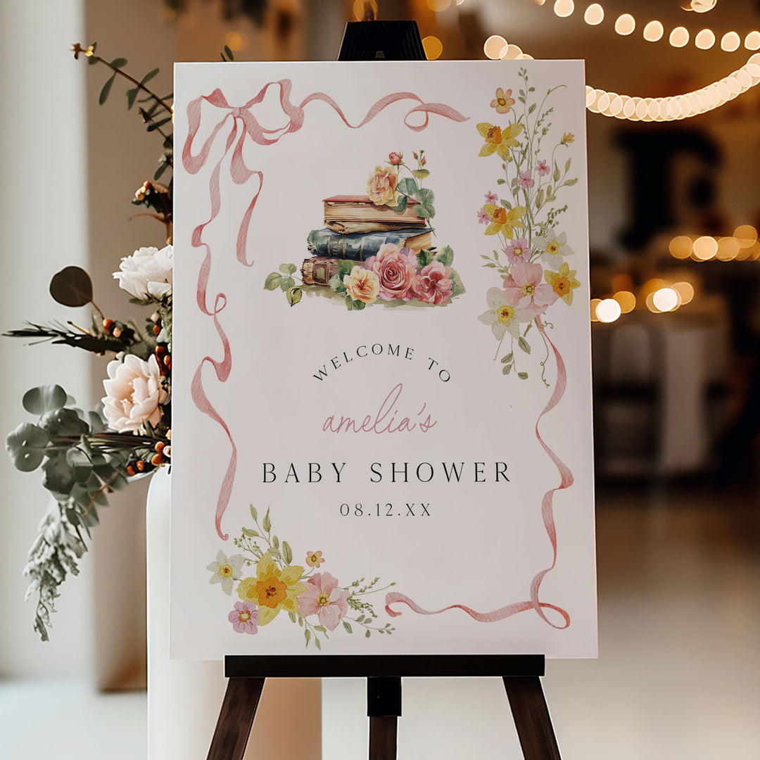 Pink Ribbon New Chapter Welcome Sign