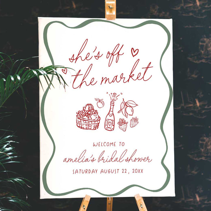 Amore She's Off The Market Welcome Sign