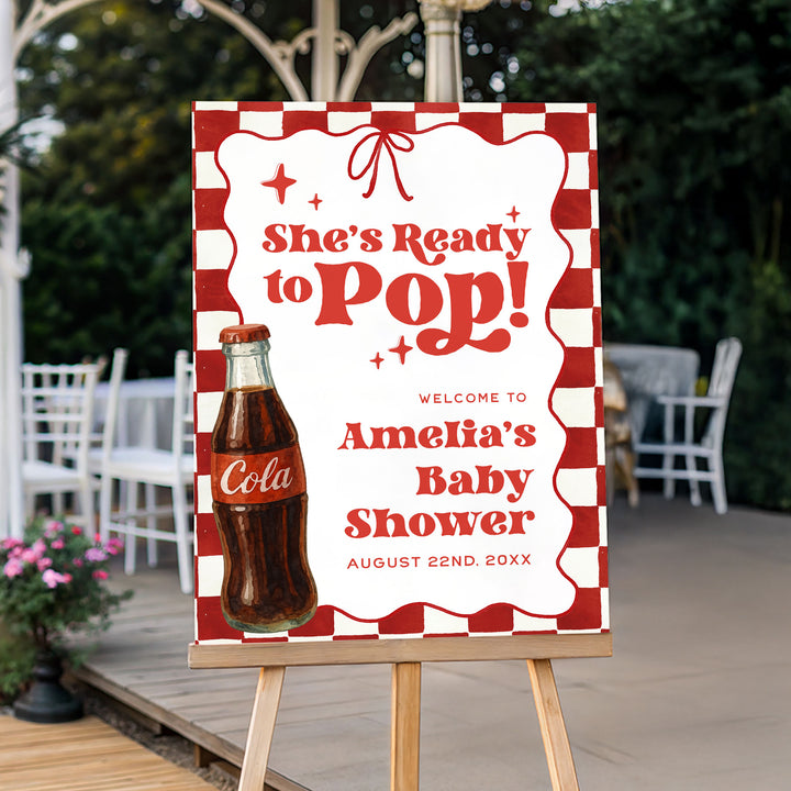 Ready To Pop Welcome Sign