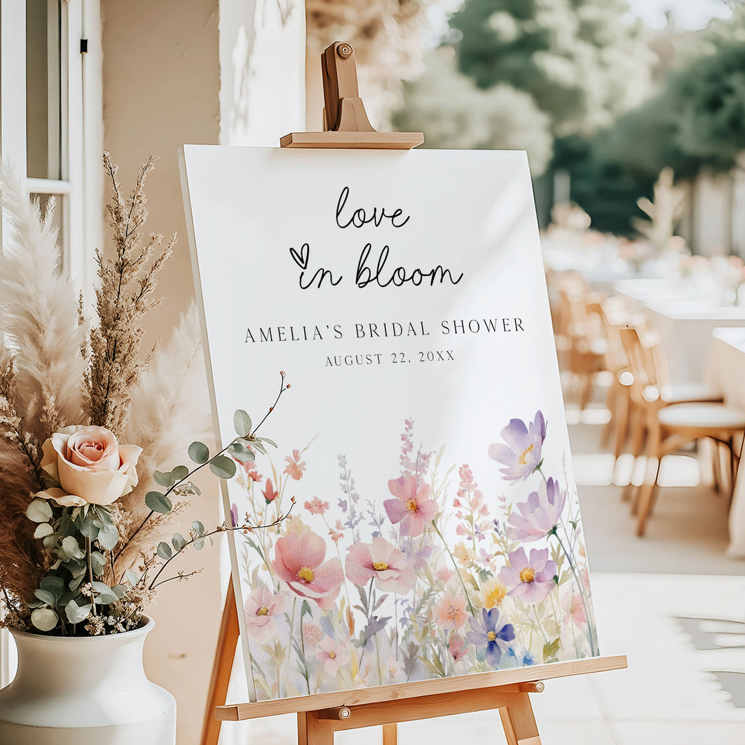 Meadow Love In Bloom Welcome Sign