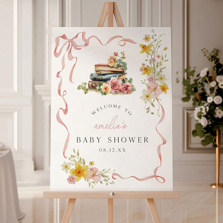 Pink Ribbon New Chapter Welcome Sign