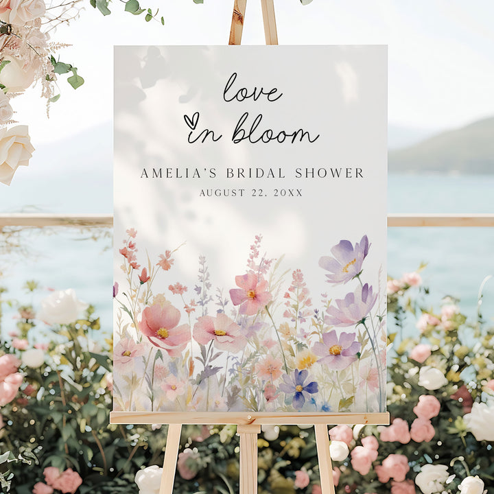 Meadow Love In Bloom Welcome Sign