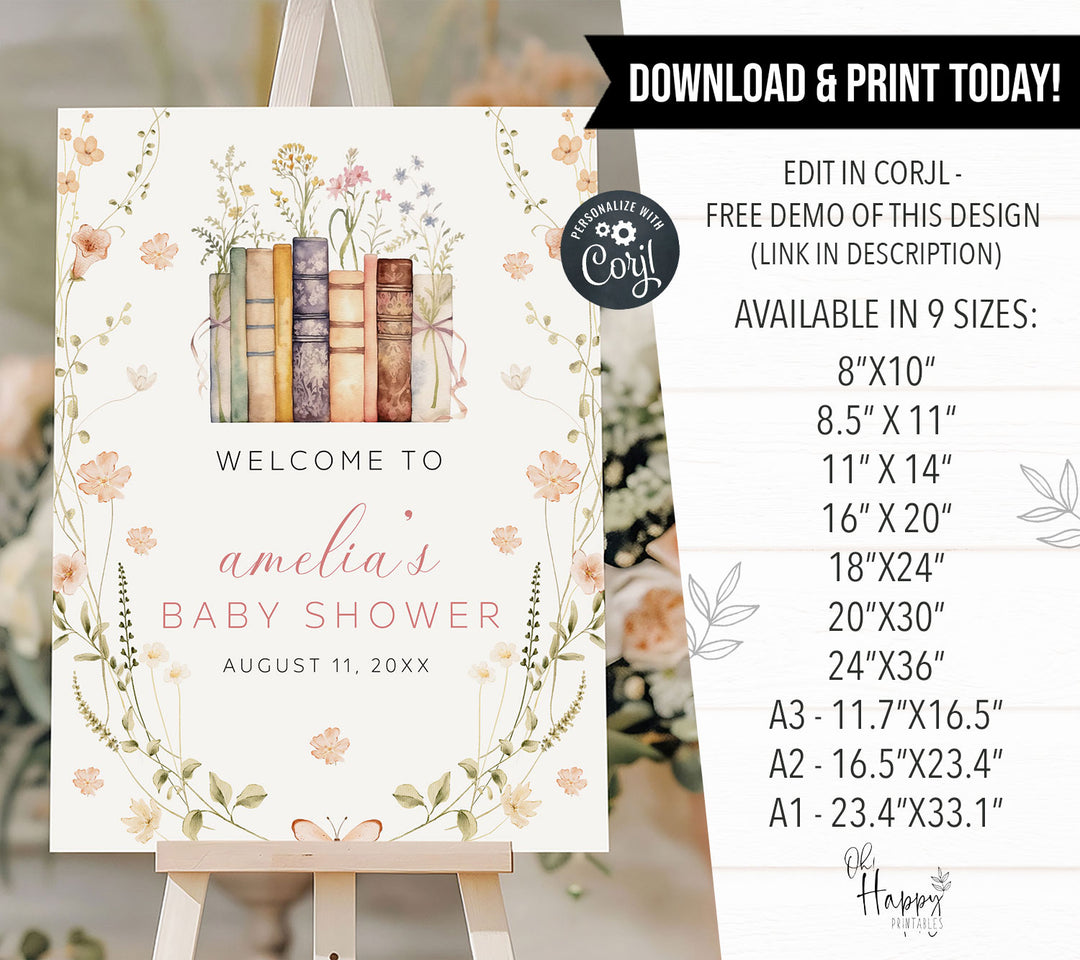 Wildflower New Chapter Welcome Sign