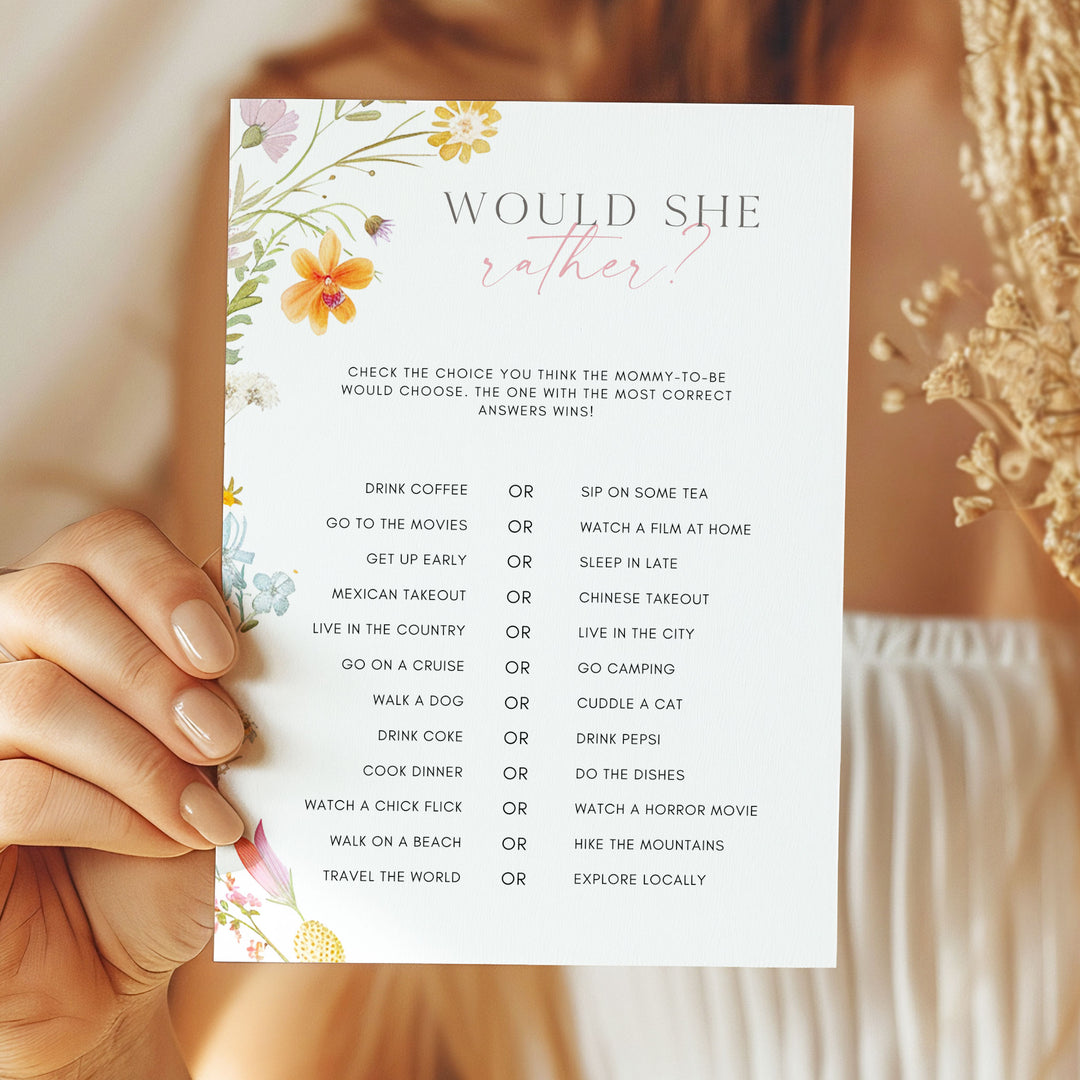 60 Wildflower Baby Games