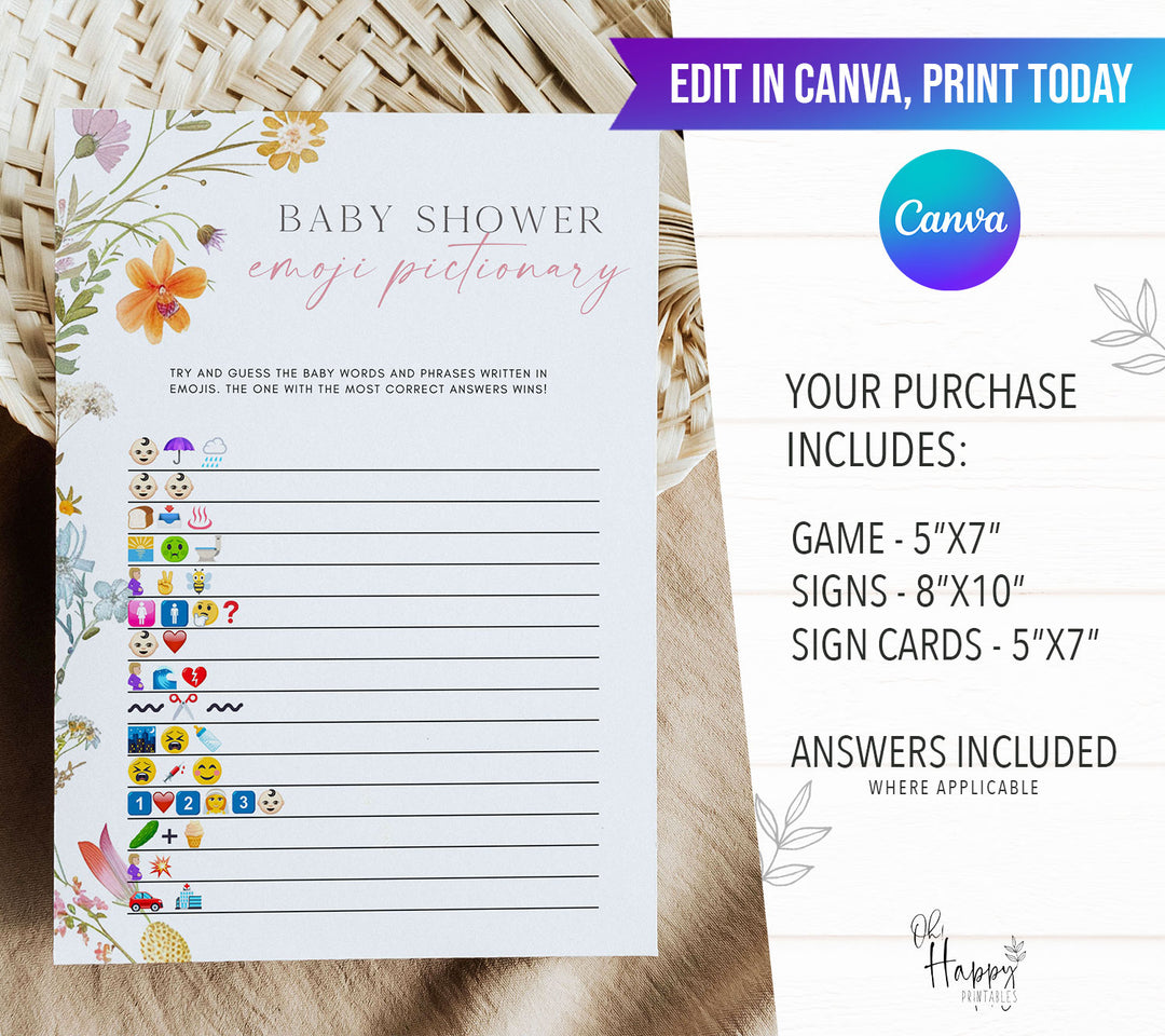 60 Wildflower Baby Games