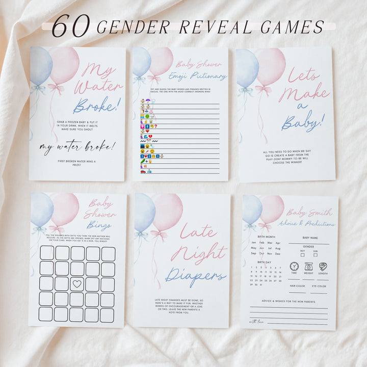 60 Gender Reveal Baby Games