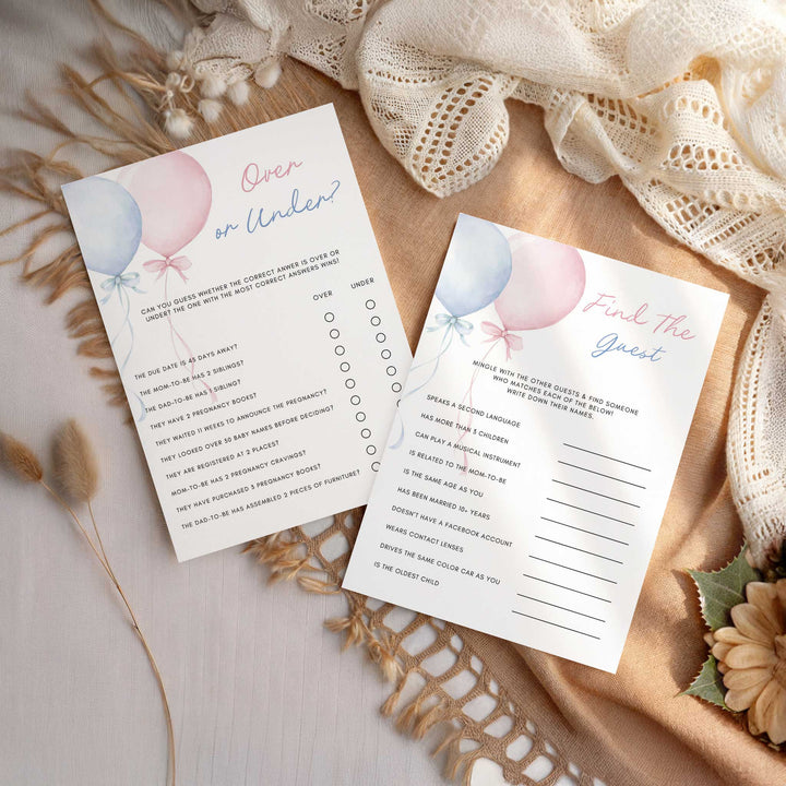 60 Gender Reveal Baby Games