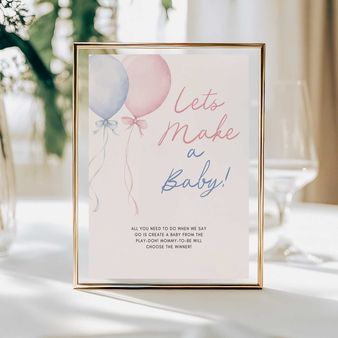 60 Gender Reveal Baby Games