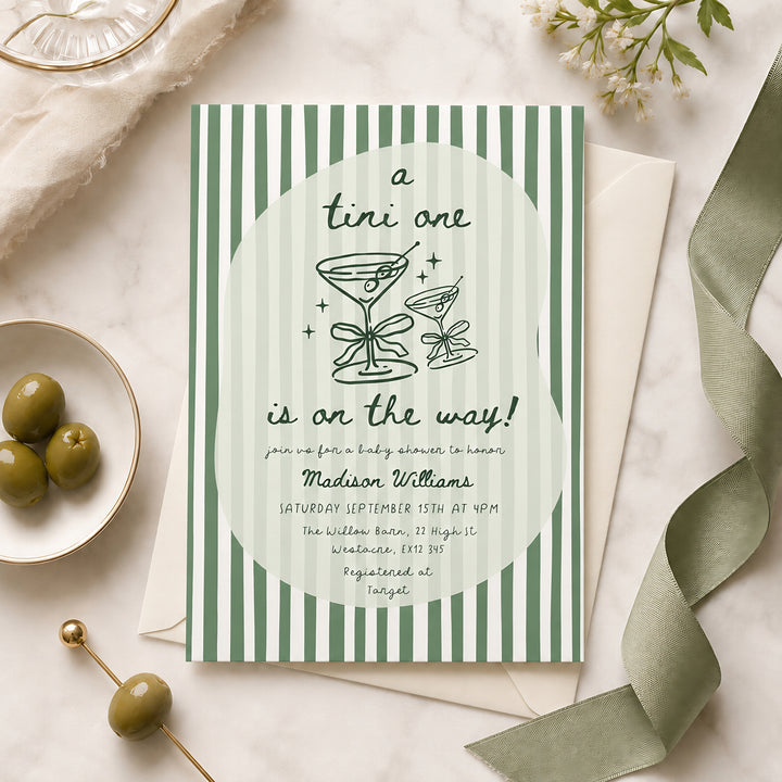 Tini Baby Shower Invitation Set