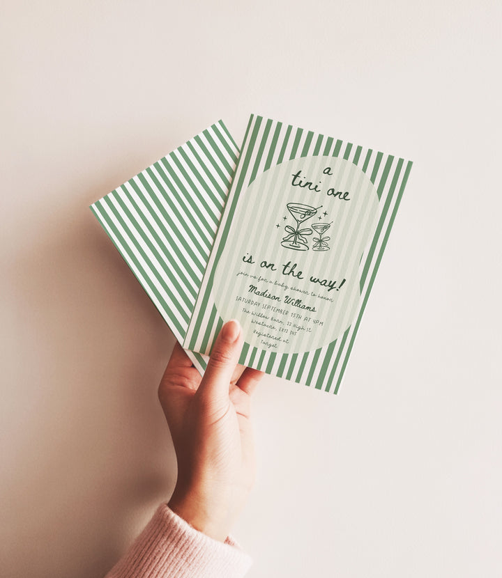 A Tini Baby Shower Printed Invitation