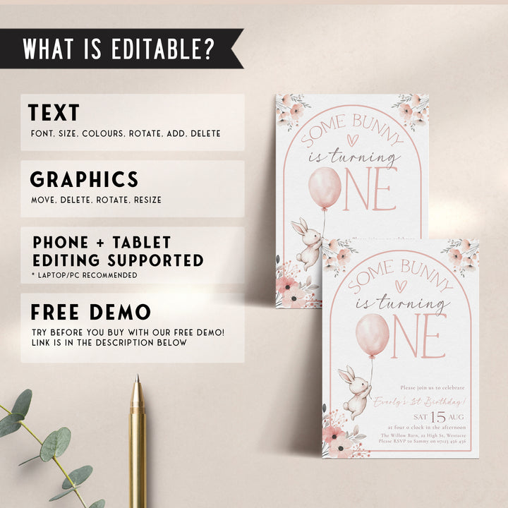 Some Bunny Is One Invitation