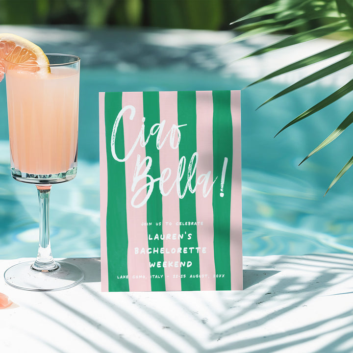 Ciao Bella Bridal Shower Invitation