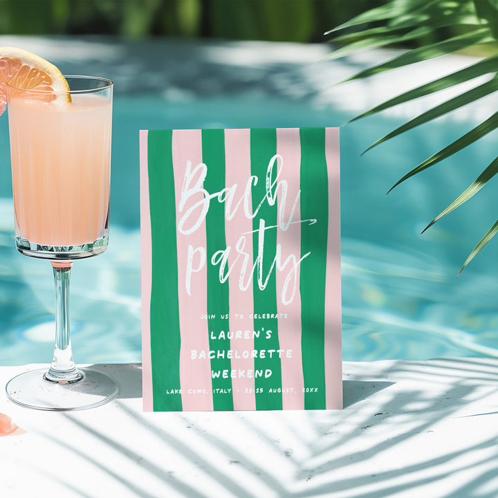 Ciao Bella  Bach Party Invitation