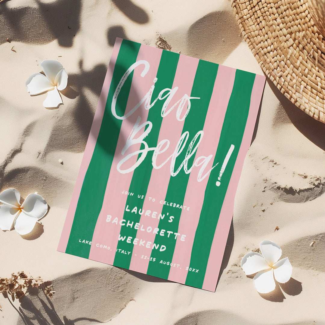 Ciao Bella Bridal Shower Invitation