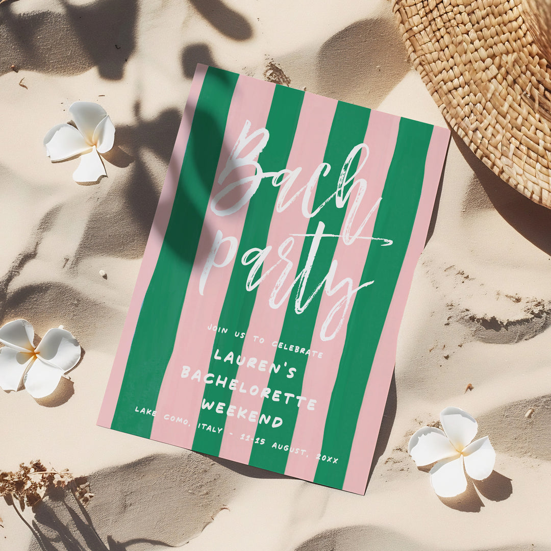 Ciao Bella  Bach Party Invitation