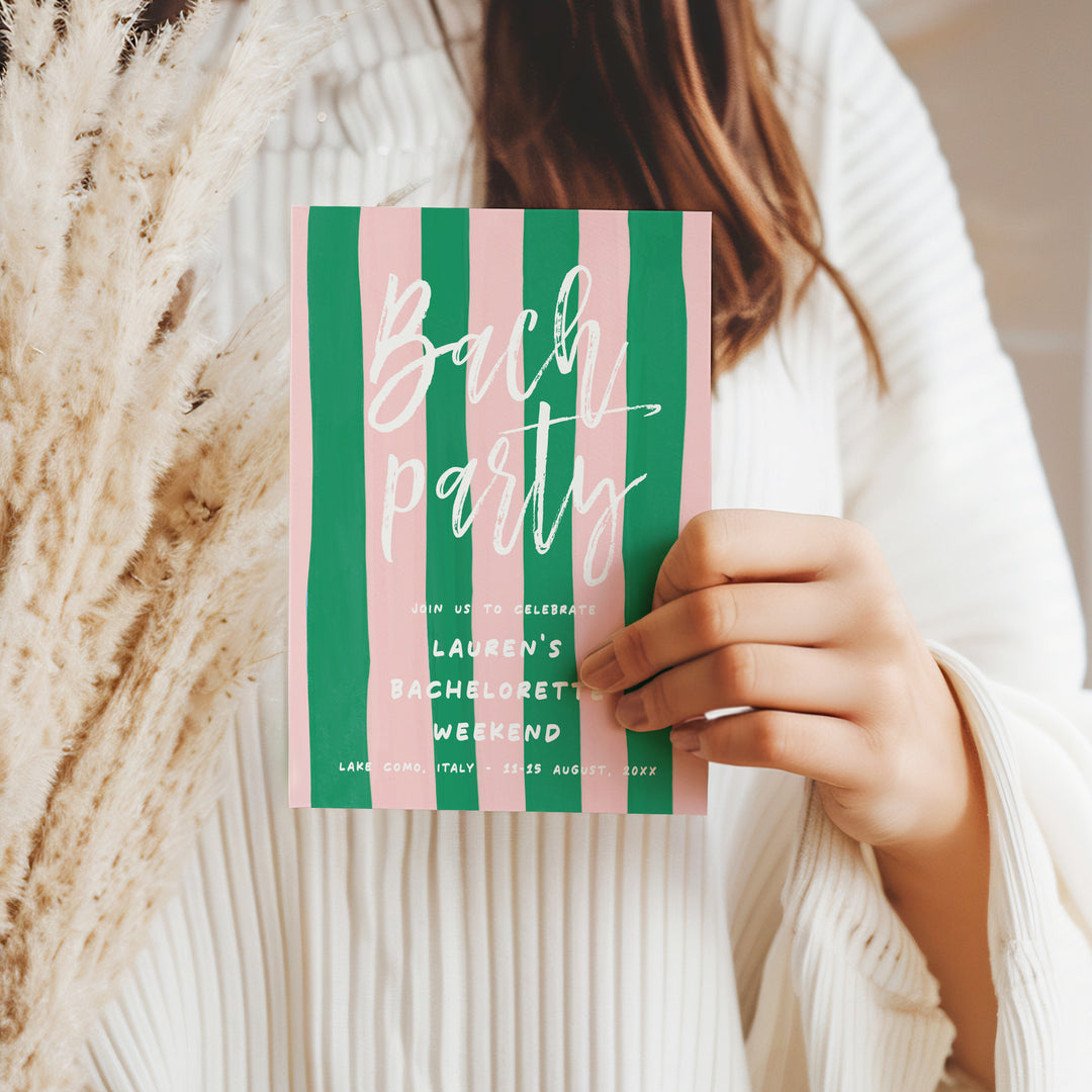 Ciao Bella  Bach Party Invitation