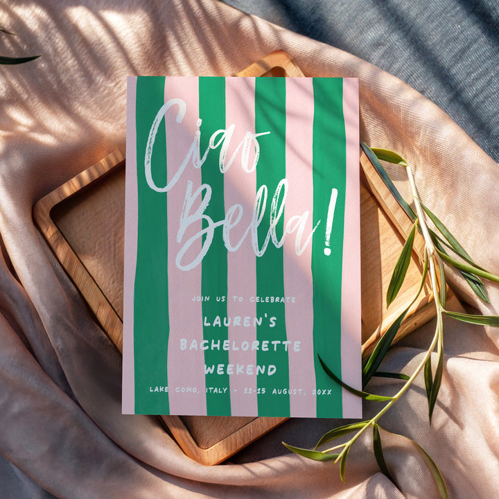 Ciao Bella Bridal Shower Invitation