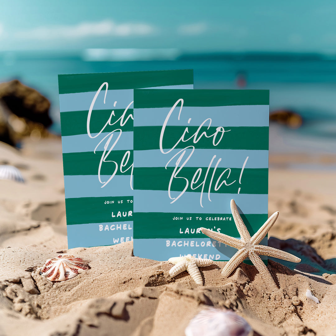 Ciao Bella Italian Bridal Shower Invitation