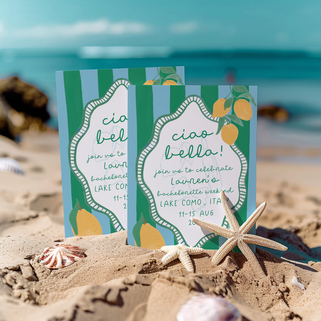 Ciao Bella Bachelorette Invitation