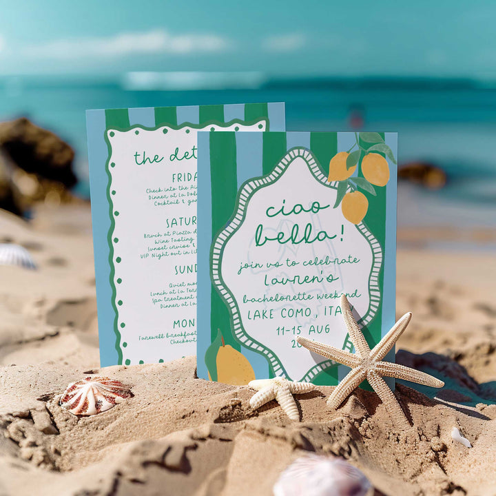 Ciao Bella Bachelorette Invitation