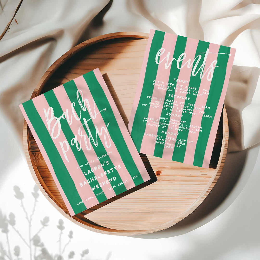 Ciao Bella  Bach Party Invitation