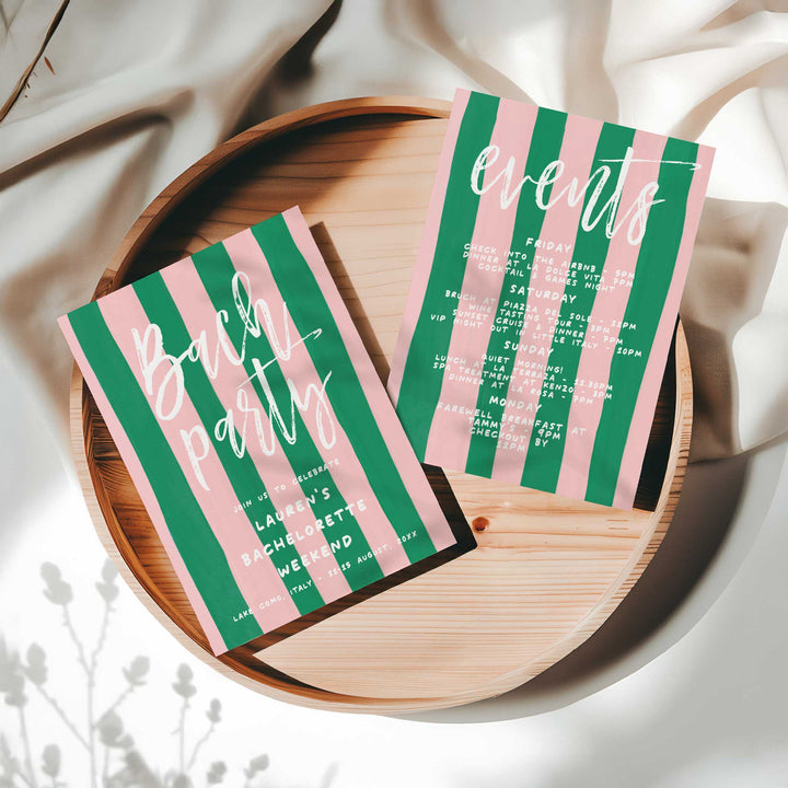 Ciao Bella  Bach Party Invitation