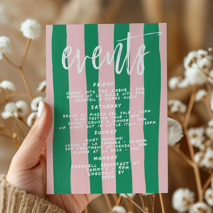 Ciao Bella  Bach Party Invitation