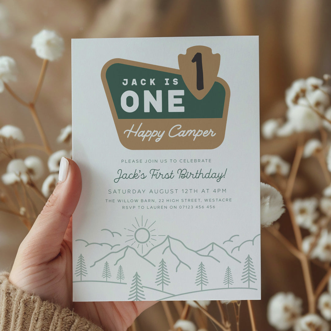 One Happy Camper Birthday Bundle