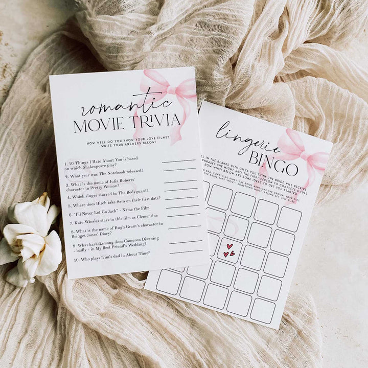 100 Editable Tying The Knot Bridal Games