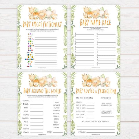 10 baby shower games, Printable baby shower games, safari animals baby games, baby shower games, fun baby shower ideas, top baby shower ideas, safari animals baby shower, baby shower games, fun baby shower ideas