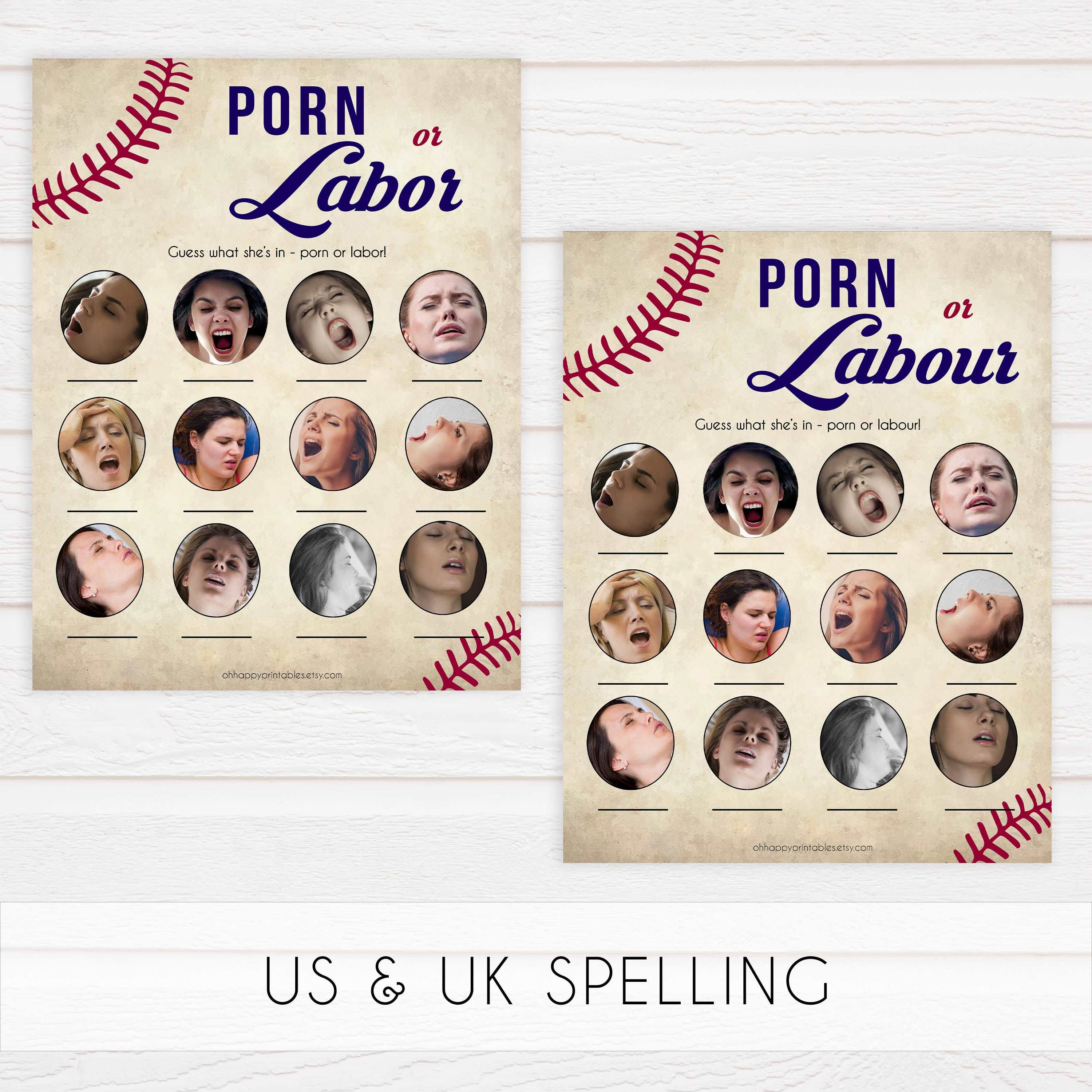 labor or porn, baby bump or beer belly games, Baseball baby shower games, printable baby shower games, fun baby shower games, top baby shower ideas, little slugger baby games