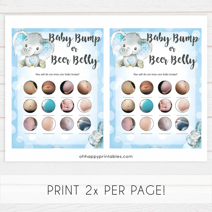 labor or porn, baby bump or beer belly games, Printable baby shower games, fun baby games, baby shower games, fun baby shower ideas, top baby shower ideas, blue elephant baby shower, blue baby shower ideas
